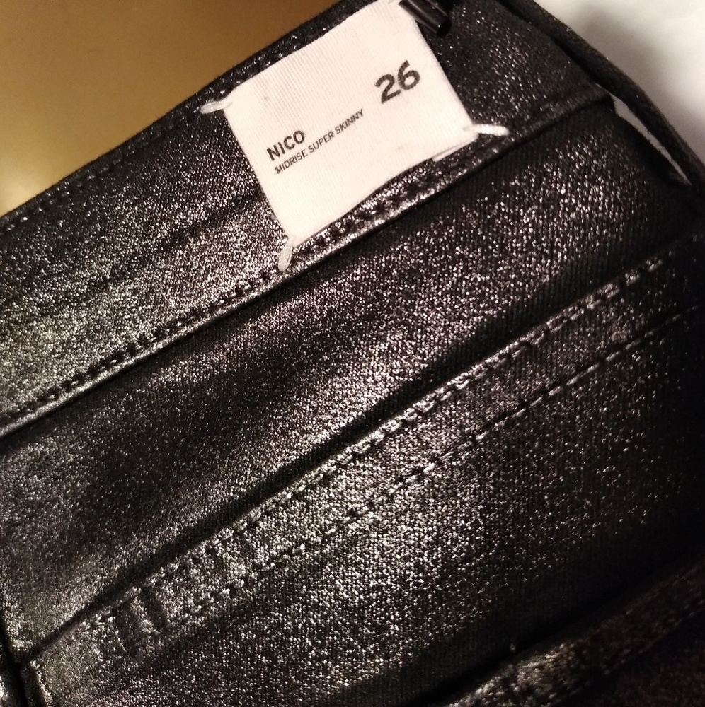 Midrise super skinny stretch jeans